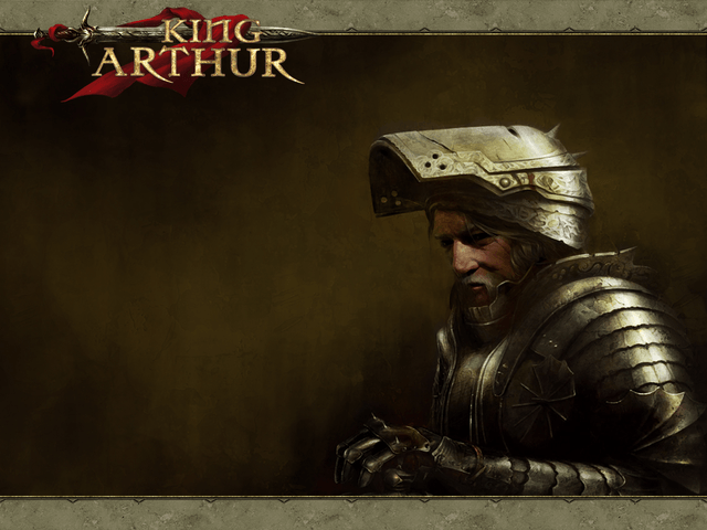 King Arthur title screen for Xbox